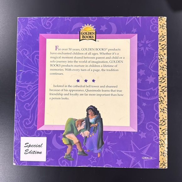 Disney’s The Hunchback of Notre Dame - Softcover Children’s Book - Picture 2 of 9